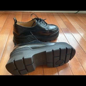 Other Stories Chunky Sole Leather Shoes